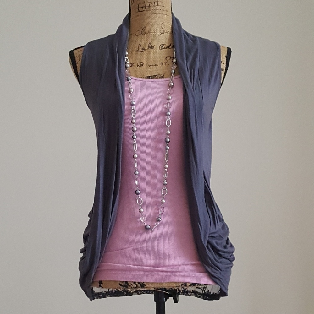 Candy Rain Open Front Cardigan